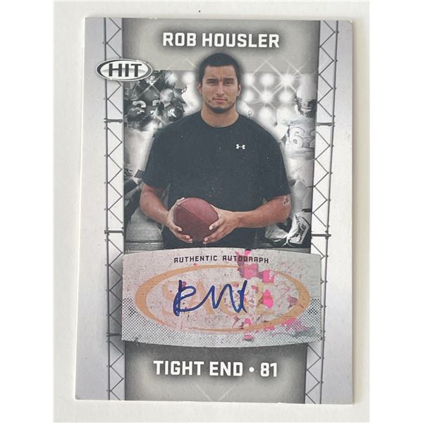 Rob Housler signed autograph card