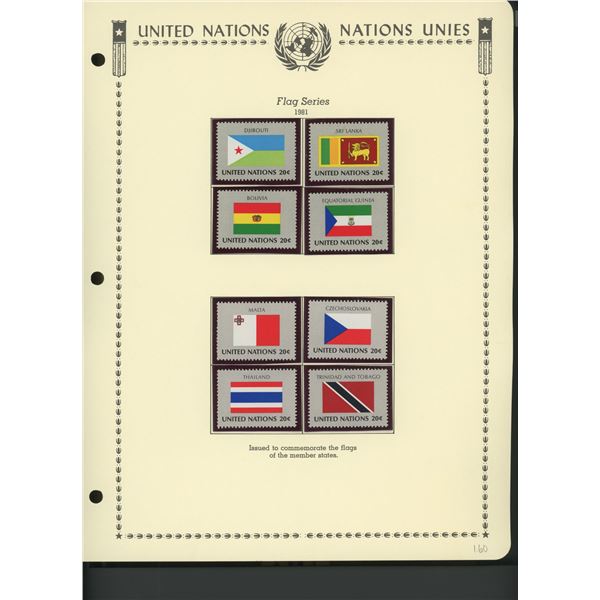 United Nations New York Stamps 1981