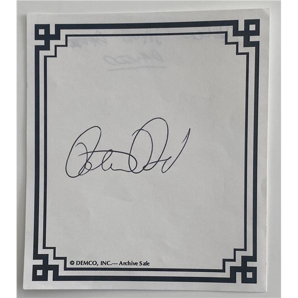 Peter David original signature