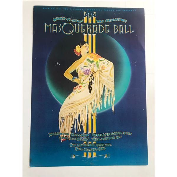 Margo St. James' San Francisco Masquerade Ball 1979 Poster