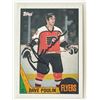 Image 1 : Philadelphia Flyers Dave Poulin 1987 Topps #39 signed trading card