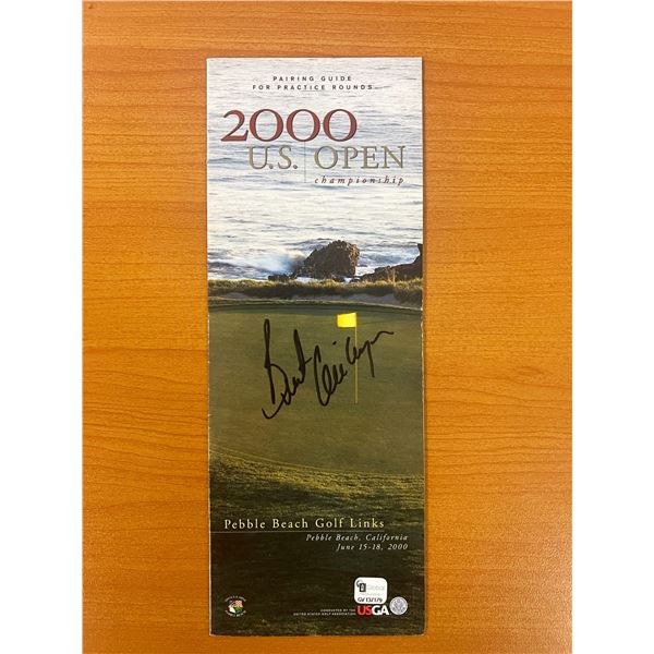 2000 Pebble Beach 100th U.S. Open Championship Brent Geiberger signed program - Global Authenticated