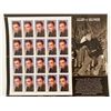 Image 1 : James Cagney: Legends of Hollywood, Full Sheet of 20 x 33-Cent Postage Stamps, USA 1999, Scott 3329