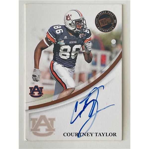 Courtney Taylor signed 2007 Press Pass Authentics #61 trading card
