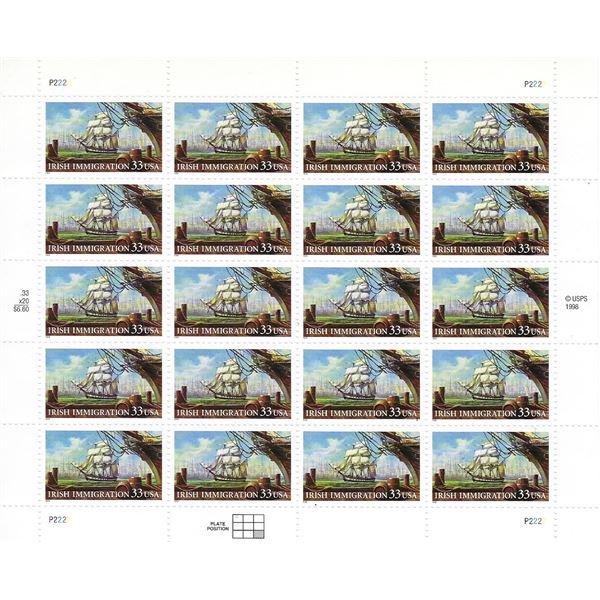 Irish Immigration Stamps