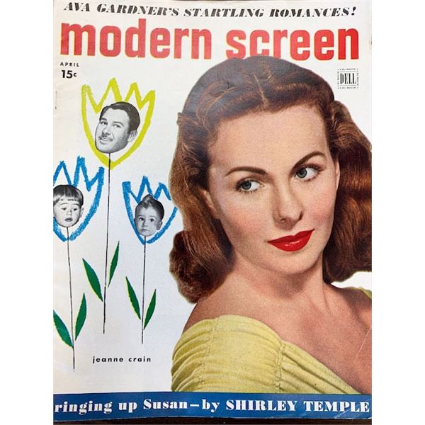 Modern Screen Magazine - Jeanne Crain
