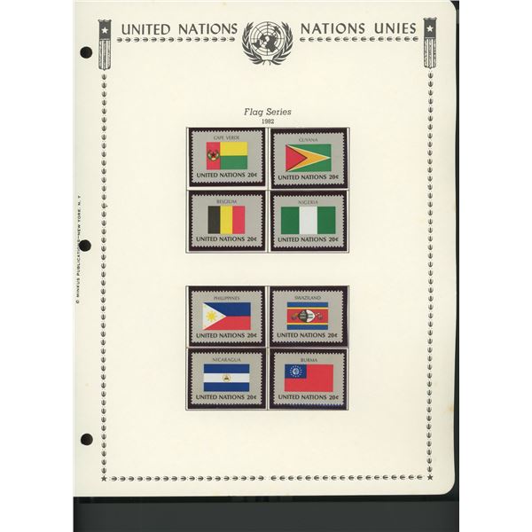 United Nations New York Stamps 1982