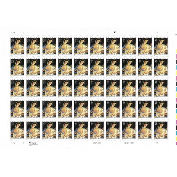 Traditional Christmas: Madonna and Child Stamps