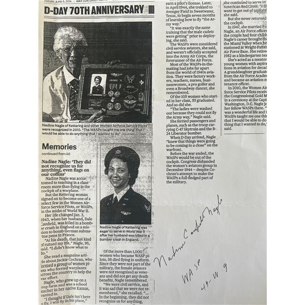 WASP Nadine Nagle signed print