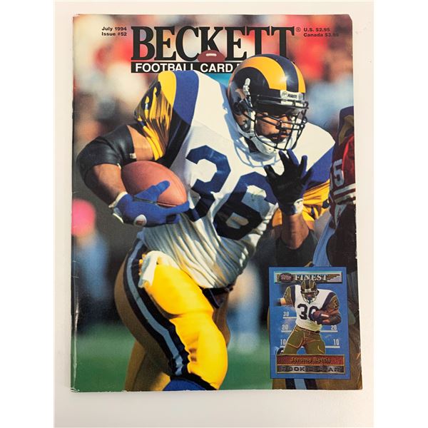 Beckett Football Card Magazine July 1994 - Jerome Bettis Cover