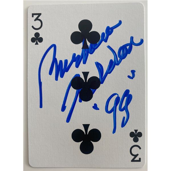signed playing card