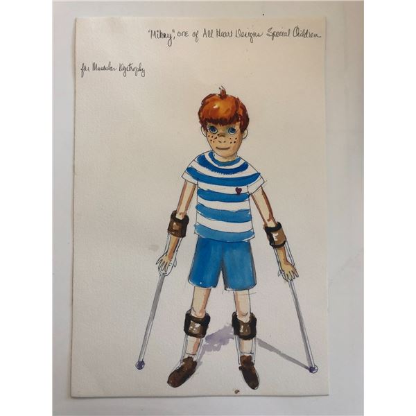 All Heart Designs Special Children Art - Mikey - For Muscular Dystrophy