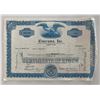Image 1 : Cinerama Inc unsigned stock certificate