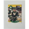 Image 1 : Minnesota North Stars Brian Bellows 1990 Pro Set #130 signed trading card