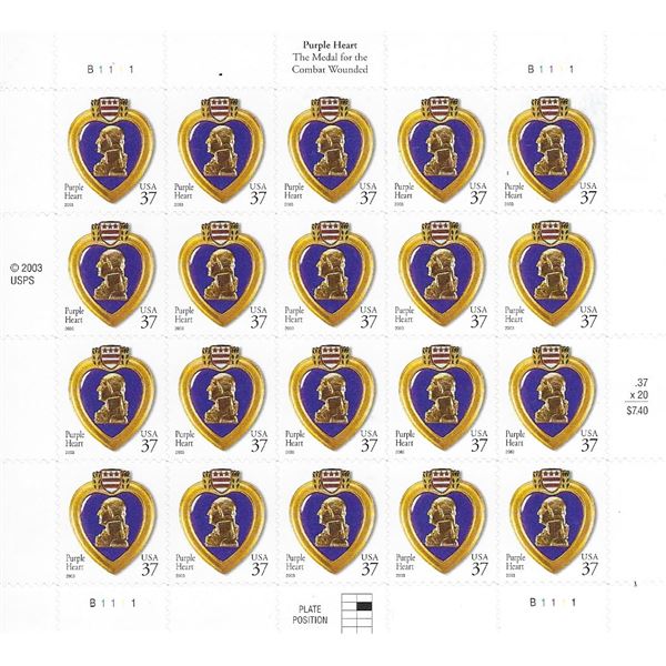 Purple Heart Stamps
