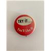 Image 1 : Try it you'll like it vintage pin