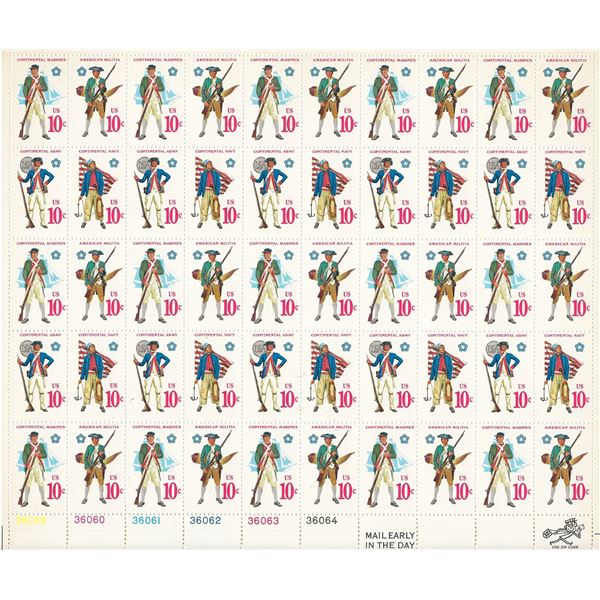 Early American Military Uniform Stamps