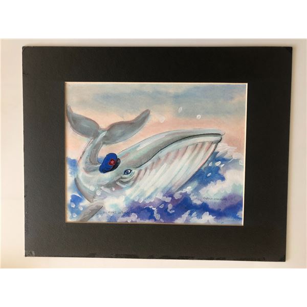 Captain Starheart Original Whale Art - All Heart Designs