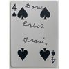 Image 1 : Doris Eaton Travis signed playing card