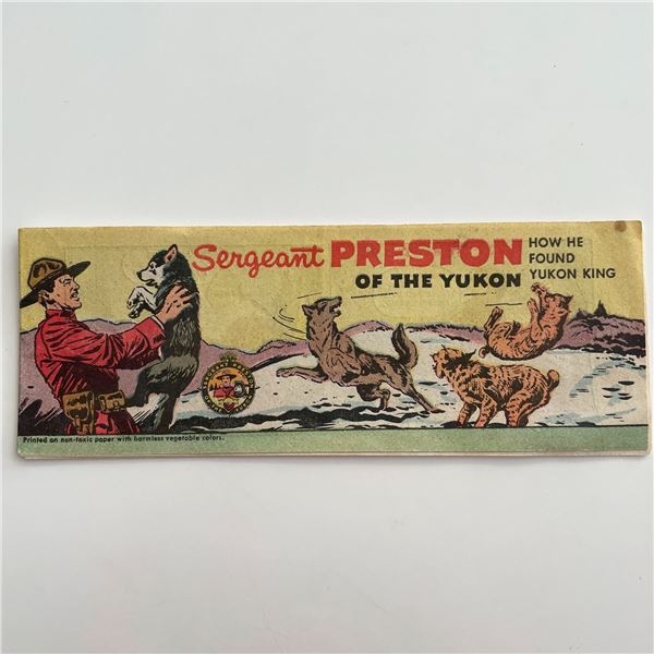 Sergeant Preston of the Yukon 1956 promotional comic book