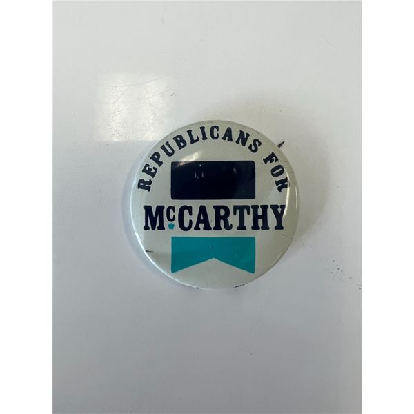 McCarthy presidential campaign pin