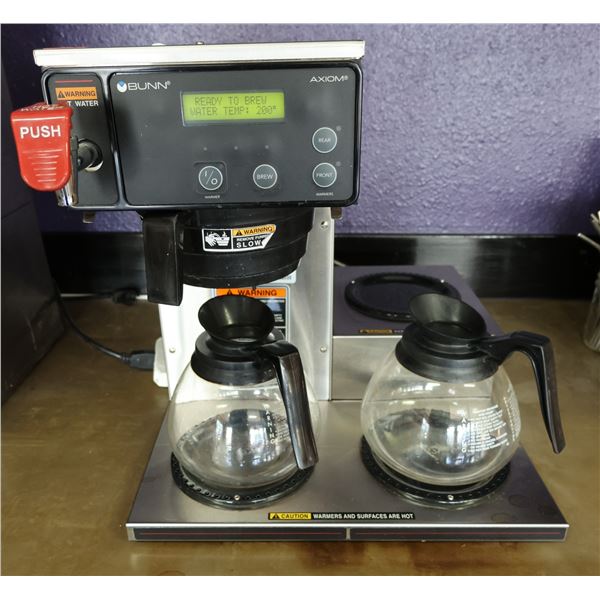Bunn AXIOM-15-3 Automatic Coffee Brewer w/ 2 Warmers & 2 Carafes (works)