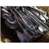 Image 9 : Multiple Woven Baskets, Flatware, Straws, etc Misc Sizes
