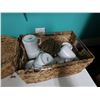 Image 2 : Multiple Glassware, Mugs, Woven & Metal Baskets, etc Misc Sizes