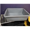 Image 2 : Metal Shelving Unit & Contents:  Multiple Plastic Tubs 21" x 17" x 7"H