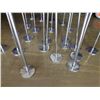 Image 2 : Qty 20 Metal Table Stands 12"H w/ Misc Design Cards