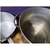 Image 11 : Qty 7 Cool-Handle Sauce Pans & All-Clad Stock Pots w/ Some Lids, Misc Sizes