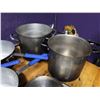 Image 5 : Qty 7 Cool-Handle Sauce Pans & All-Clad Stock Pots w/ Some Lids, Misc Sizes