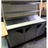 Image 1 : Turbo Air TST-72SD Triple-Door Refrigerated Sandwich / Salad Prep Table