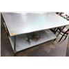 Image 1 : Metal Work Table w/ Undershelf 72" x 30" x 35"H