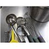 Image 3 : Metal Bucket w/ Multiple Whisks, Ladles, Spatulas, Juicer, etc