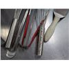 Image 6 : Metal Bucket w/ Multiple Whisks, Ladles, Spatulas, Juicer, etc