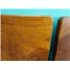Image 4 : Qty 2 Wooden Table Tops 28" x 28" x 2" & 28" x 24" x 2"
