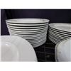 Image 9 : Multiple World Porcelana Plates, Sant Andrea Side Dishes, Tuxton Bowls, etc Misc Sizes