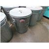 Image 4 : Qty 15 Behrens 31 Gallon Galvanized Steel Utility Cans