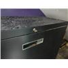 Image 2 : Metal 3-Drawer Locking Lateral Filing Cabinet (has key)