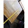 Image 11 : Wooden Live Edge Table on Pedestal Base 46" x 33"  w/ 3 Chairs 15" x 16" x 33"H