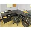 Image 2 : L-Shaped Desk, Office Chair & HP Office Jet Pro 8710 Printer