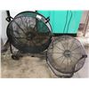 Image 1 : Qty 2 Metal Floor Fans: Utiltech & Power Zone