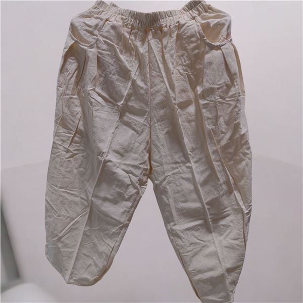 Beige Linen Bottoms lounge Wear Size L