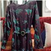 Image 4 : Maxi Green floral dress for women Size XXL