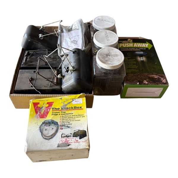 Box of Mole Traps