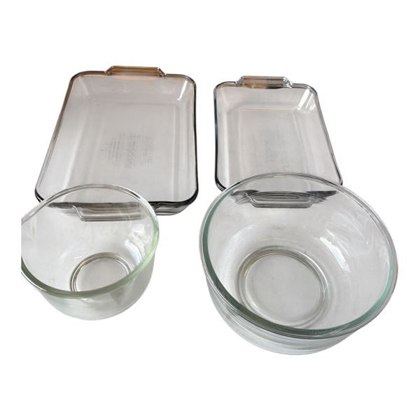 Lot of Glass Cookware