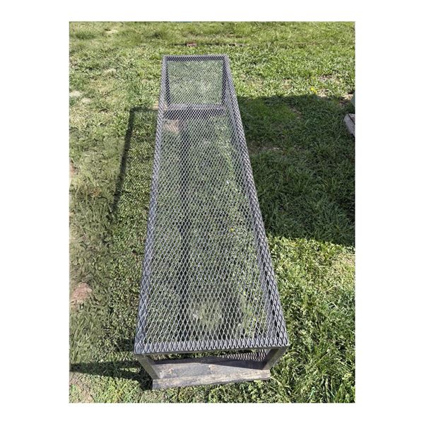 Metal Mesh Bench