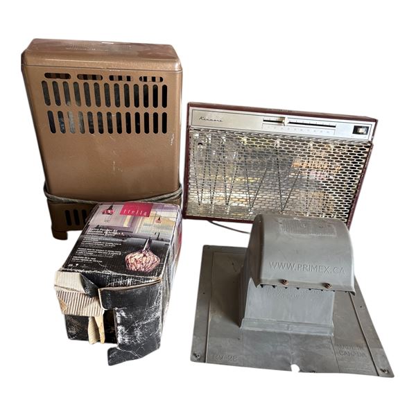 2 Electric Heaters - Calico Lite - Air Vent