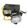Image 1 : 3 Work Lights - Plastic Toolbox